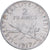 France, 2 Francs, Semeuse, 1917, Paris, Silver, AU(55-58), Gadoury:532, KM:845.1
