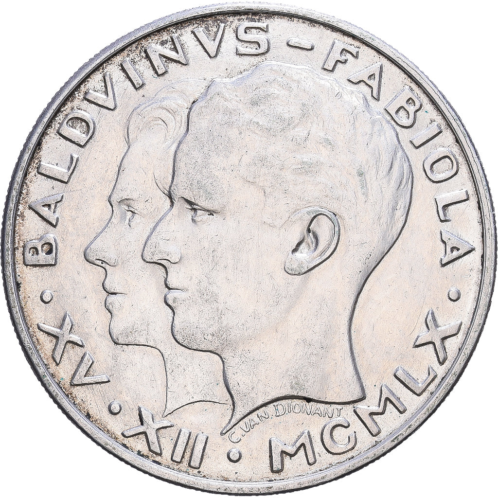 Belgique, Baudouin I, 50 Francs, 50 Frank, 1960, Bruxelles, Argent, TTB+