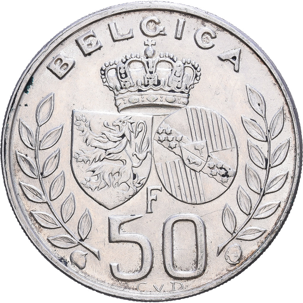Belgique, Baudouin I, 50 Francs, 50 Frank, 1960, Bruxelles, Argent, TTB+