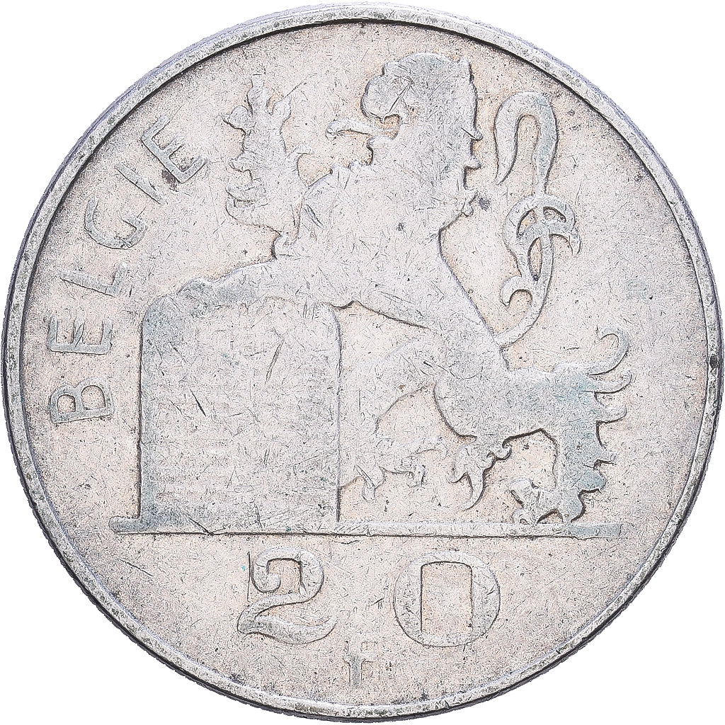 Belgique, Baudouin I, 20 Francs, 20 Frank, 1953, Bruxelles, Argent, TTB