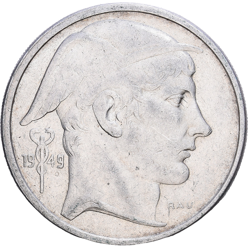 Belgique, Régence Prince Charles, 50 Francs, 50 Frank, 1949, Bruxelles, Argent