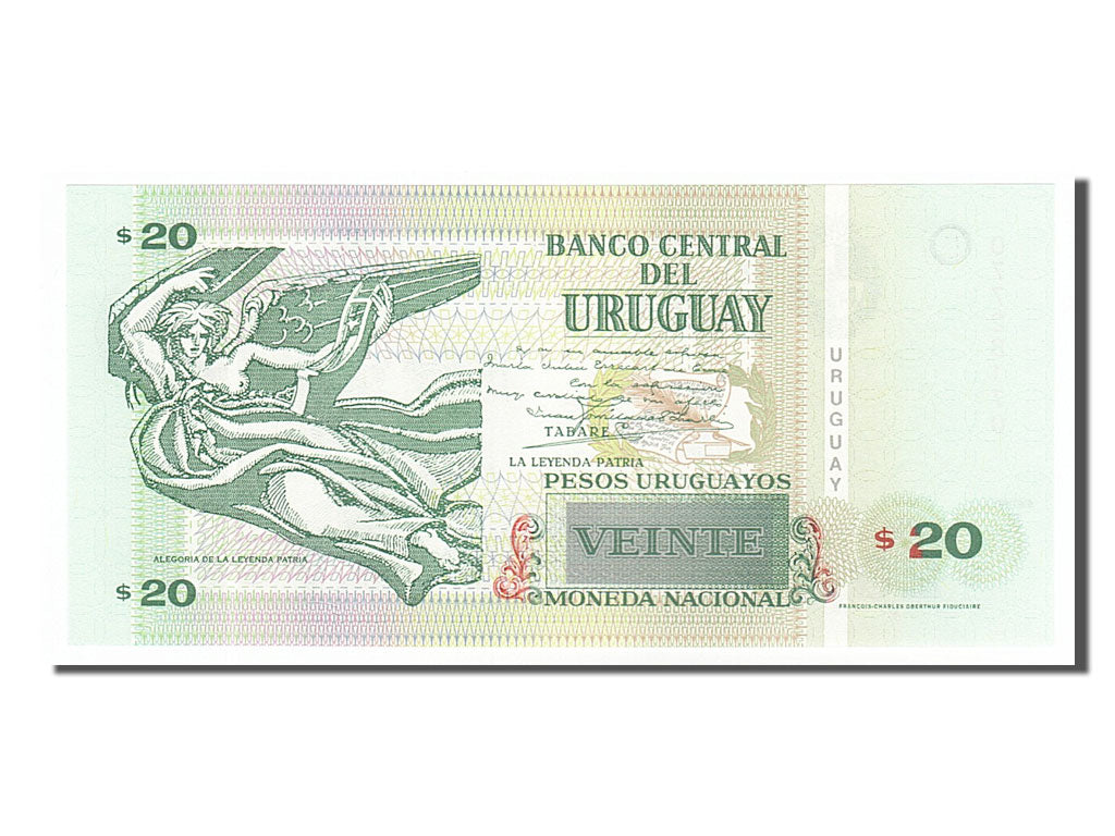 Billete, 20 Pesos Uruguayos, 2008, Uruguay, UNC