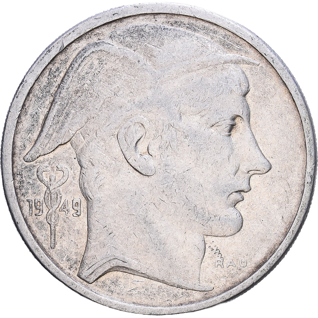 Belgique, 50 Francs, 50 Frank, 1949, Bruxelles, Argent, TTB, KM:136.1