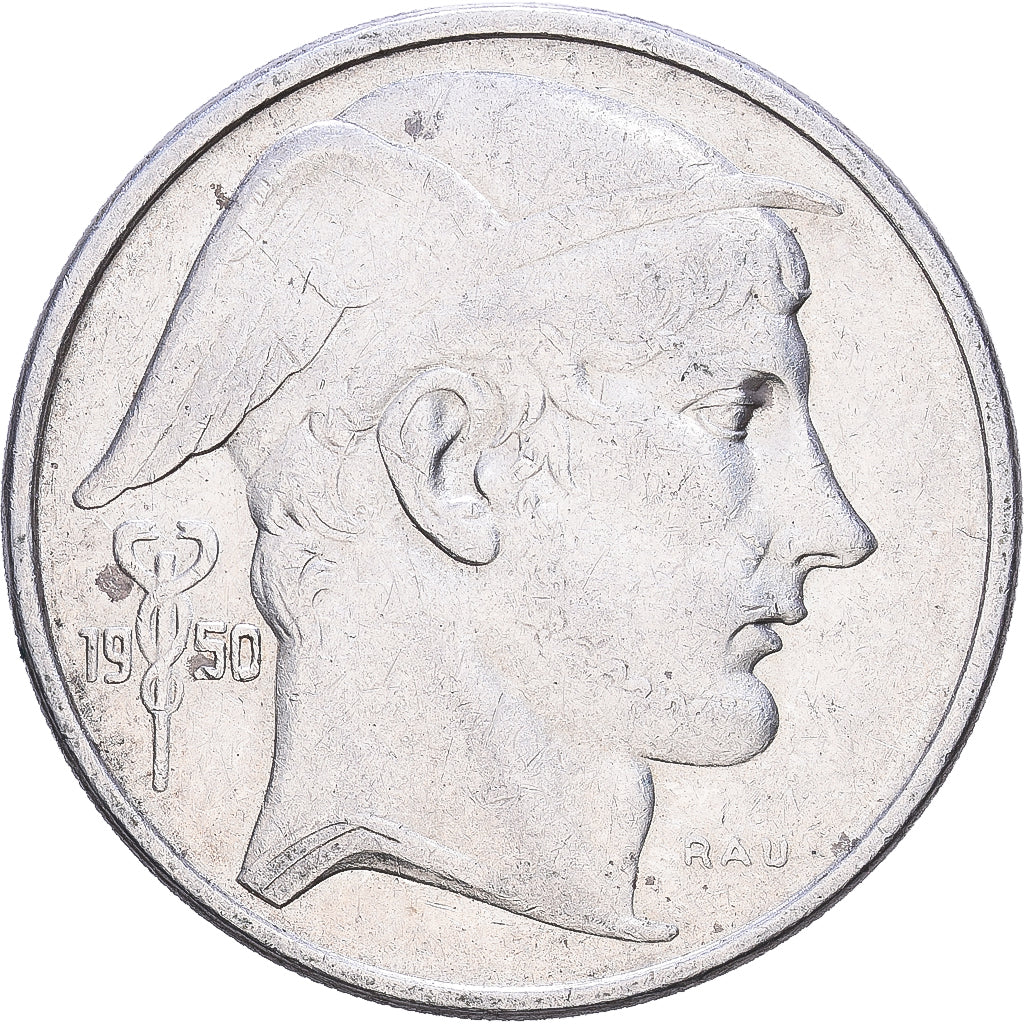 Belgia, Régence Prince Charles, 50 Francs, 50 Frank, 1950, Brussels, Srebro