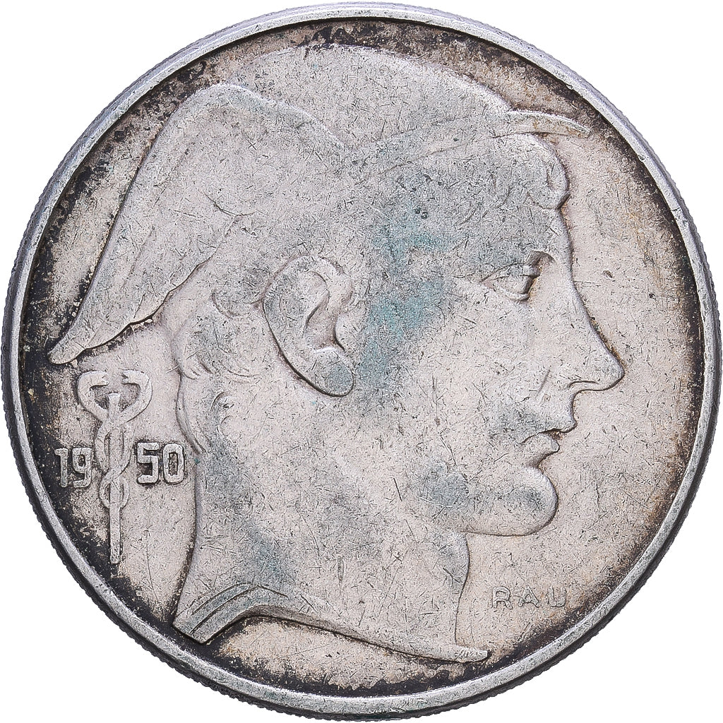 Belgio, Régence Prince Charles, 50 Francs, 50 Frank, 1950, Brussels, Argento