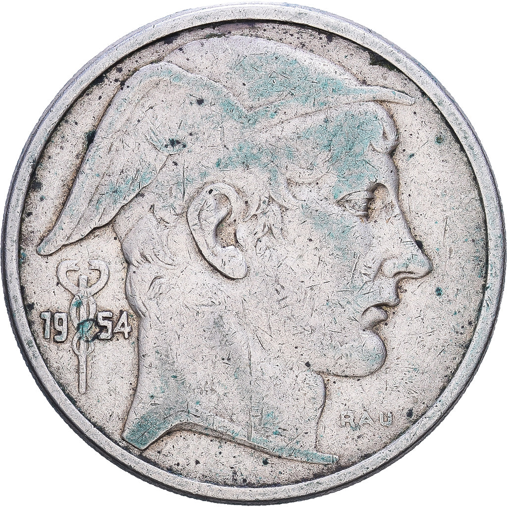 Belgien, Baudouin I, 50 Francs, 50 Frank, 1954, Brussels, Silber, S+, KM:137