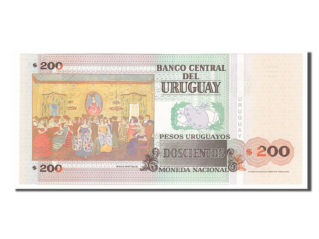 Billete, 200 Pesos Uruguayos, 2006, Uruguay, UNC