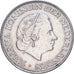 Nederland, Juliana, 2-1/2 Gulden, 1963, Zilver, ZF+, KM:185