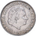 Países Baixos, Juliana, 2-1/2 Gulden, 1966, Prata, AU(50-53), KM:185