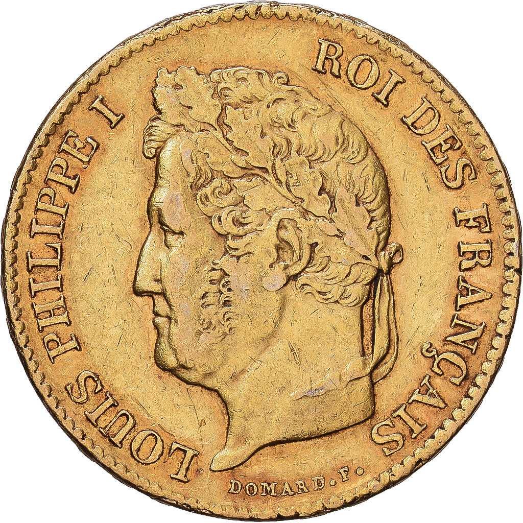 Frankreich, Louis-Philippe, 40 Francs, 1838, Paris, Gold, SS+, Gadoury:1106