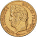 Frankreich, Louis-Philippe, 40 Francs, 1838, Paris, Gold, SS+, Gadoury:1106