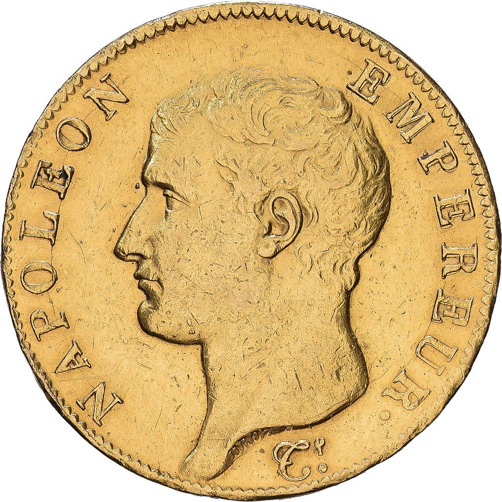 Frankreich, Napoleon I, 40 Francs, An 13 (1805), Paris, Gold, SS, Gadoury:1081