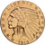 United States, $5, Half Eagle, Indian Head, 1915, U.S. Mint, Gold, AU(50-53)