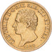 DEPARTAMENTY WŁOSKIE, SARDINIA, Carlo Felice, 20 Lire, 1828, Torino, Złoto