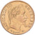 France, Napoleon III, 10 Francs, 1865, Strasbourg, Gold, AU(50-53)