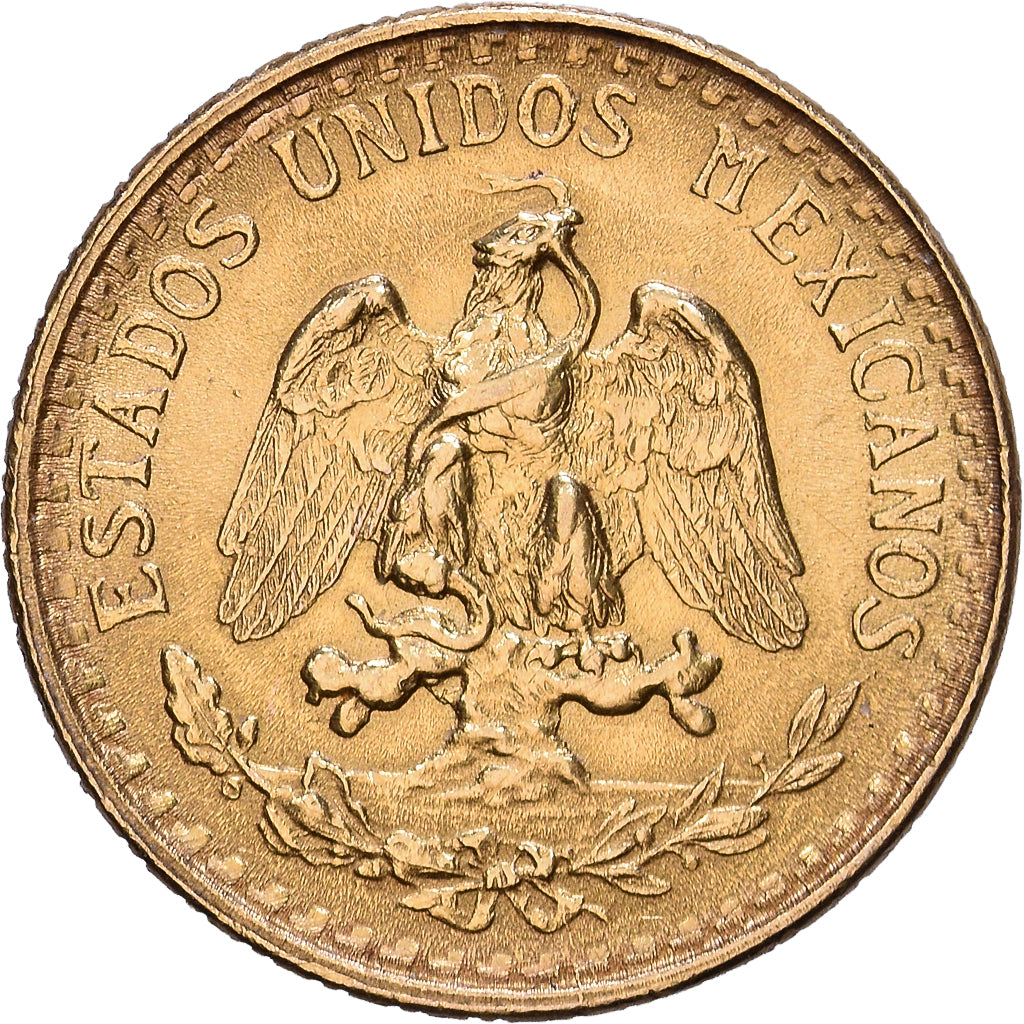 Messico, 2 Pesos, 1945, Mexico City, Oro, SPL-, KM:461