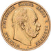 États allemands, PRUSSIA, Wilhelm I, 10 Mark, 1877, Berlin, Or, TTB, KM:504