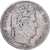 Francia, Louis Philippe I, 5 Francs, 1837, Rouen, Plata, BC+, Gadoury:678