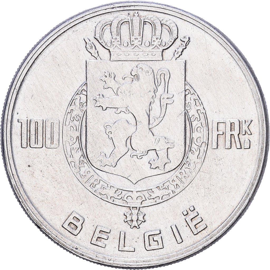 België, Régence Prince Charles, 100 Francs, 100 Frank, 1951, Brussels, Zilver