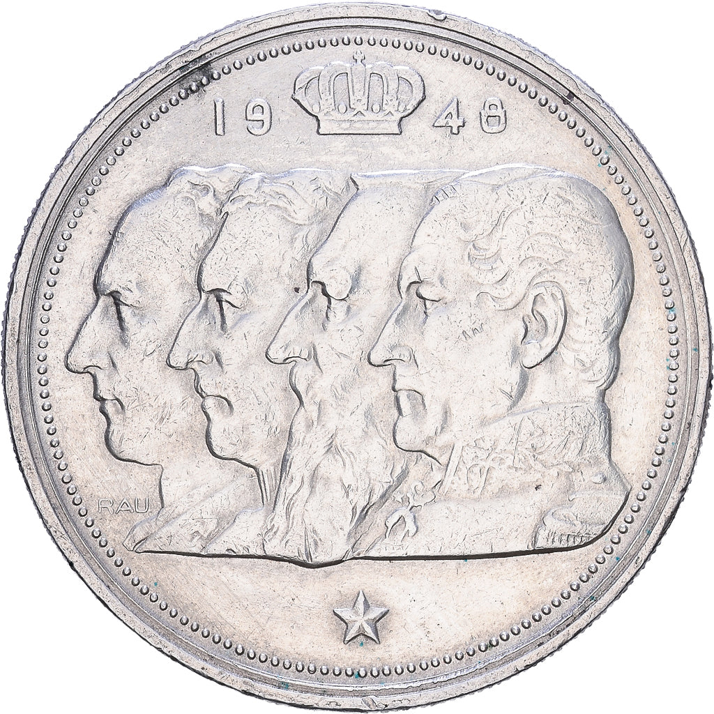 België, Régence Prince Charles, 100 Francs, 100 Frank, 1948, Brussels, Zilver