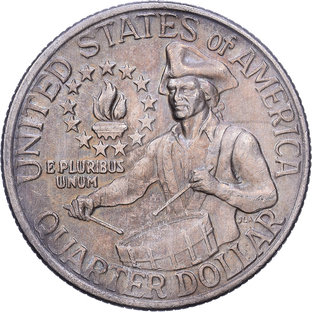 États-Unis, Quarter, Washington, 1976, U.S. Mint, Cupronickel plaqué cuivre