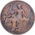 França, 10 Centimes, Dupuis, 1907, Paris, Bronze, EF(40-45), Gadoury:277
