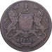 British India, 1/2 Anna, 1835, Bombay, Copper, VF(30-35), KM:447.1
