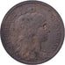 Francja, 2 Centimes, Dupuis, 1899, Paris, Brązowy, EF(40-45), Gadoury:107