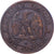 Francja, Napoleon III, 2 Centimes, 1862, Bordeaux, Brązowy, EF(40-45)