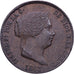 Spagna, Isabel II, 25 Centimos, 1863, Segovia, Rame, BB, KM:615.2
