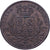 Espagne, Isabelle II, 25 Centimos, 1863, Segovia, Cuivre, TTB, KM:615.2