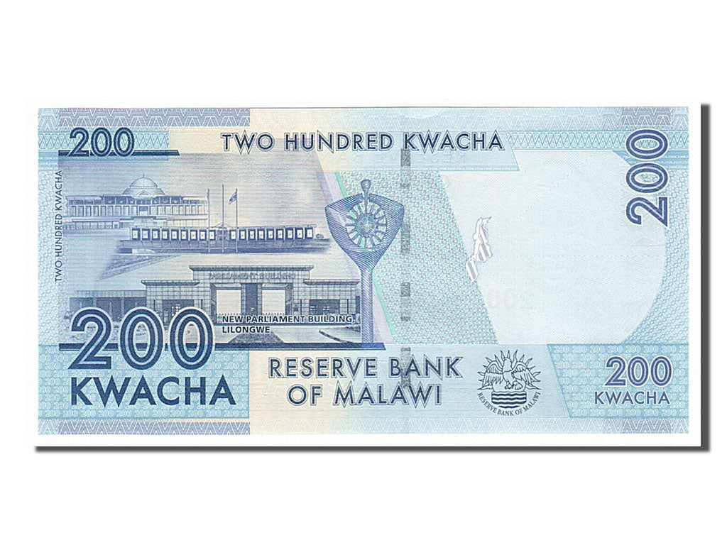 Geldschein, Malawi, 200 Kwacha, 2012, 2012-01-01, UNZ