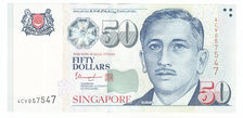 Banconote, Singapore, 50 Dollars, 2008, FDS