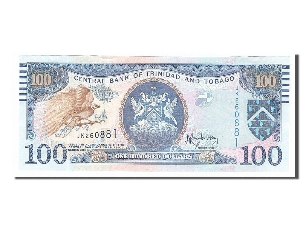Banknote, Trinidad and Tobago, 100 Dollars, 2006, UNC(65-70)