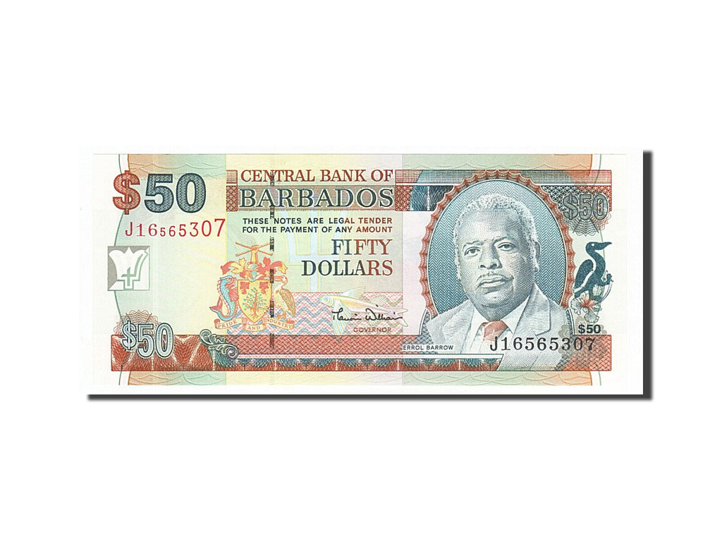 Banknote, Barbados, 50 Dollars, 2000, UNC(65-70)
