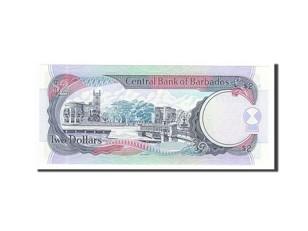 Banknote, Barbados, 2 Dollars, 2000, UNC(65-70)