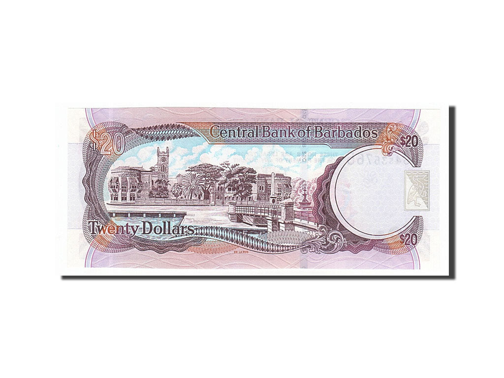 Banknote, Barbados, 20 Dollars, 2007, 2007-05-01, UNC(65-70)