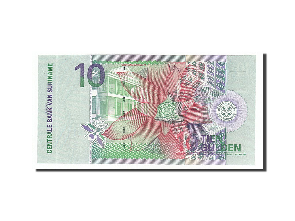 Banconote, Suriname, 10 Gulden, 2000, 2000-01-01, FDS