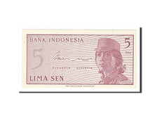Billet, Indonésie, 5 Sen, 1964, NEUF