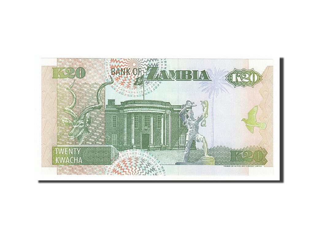 Banknote, Zambia, 20 Kwacha, 1992, UNC(65-70)
