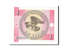 Banknote, KYRGYZSTAN, 1 Tyiyn, 1993, UNC(65-70)