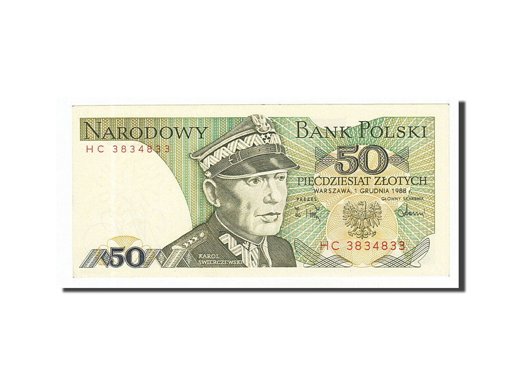 Banknote, Poland, 50 Zlotych, 1988, 1988-12-01, UNC(63)
