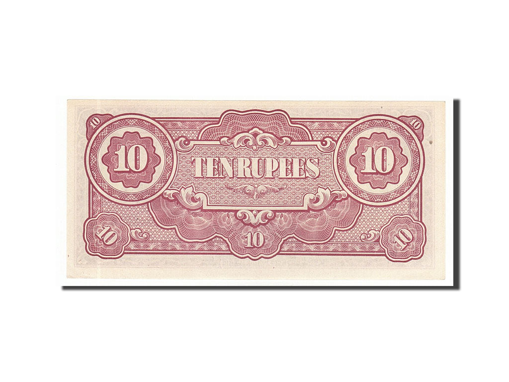 Banconote, Birmania, 10 Rupees, 1942, FDS