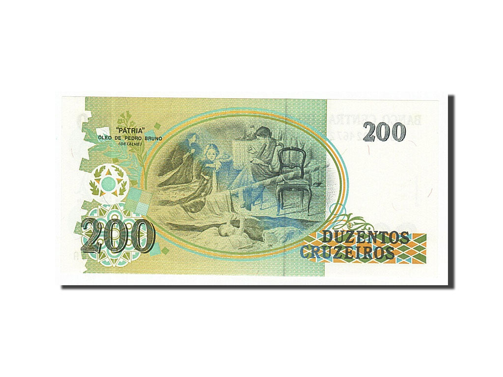 Banknote, Brazil, 200 Cruzeiros, 1990, UNC(65-70)