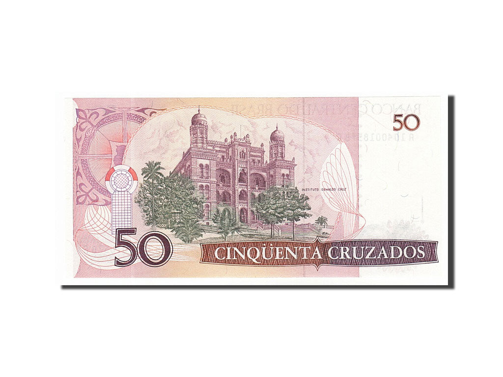 Banknote, Brazil, 50 Cruzados, 1986, UNC(65-70)