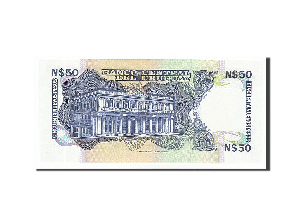 Banknote, Uruguay, 50 Nuevos Pesos, 1989, UNC(65-70)