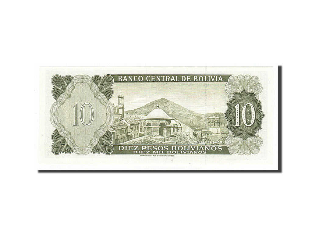 Banknote, Bolivia, 10 Pesos Bolivianos, 1962, UNC(65-70)