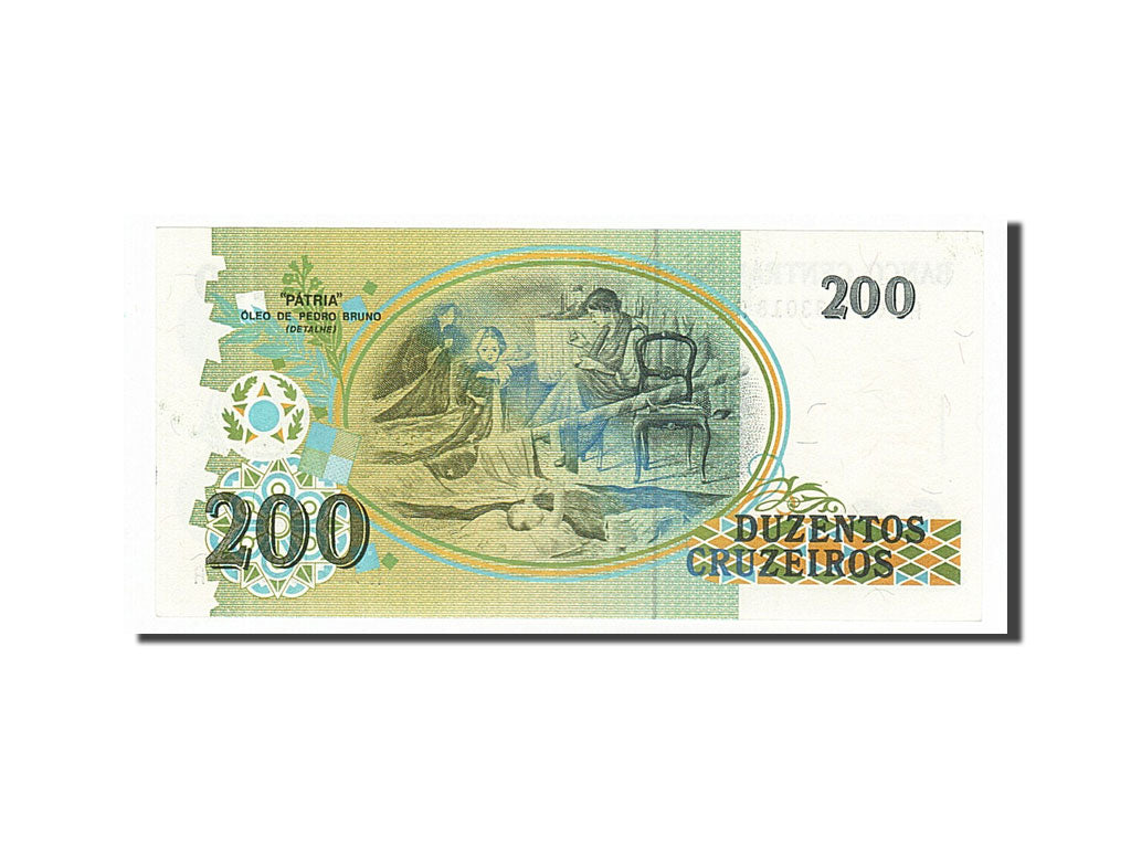 Banknote, Brazil, 200 Cruzeiros, 1990, UNC(65-70)