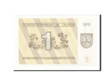 Banknote, Lithuania, 1 (Talonas), 1991, UNC(65-70)