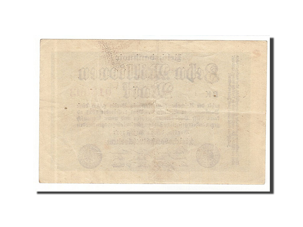 Banknote, Germany, 10 Millionen Mark, 1923, 1923-08-22, AU(55-58)